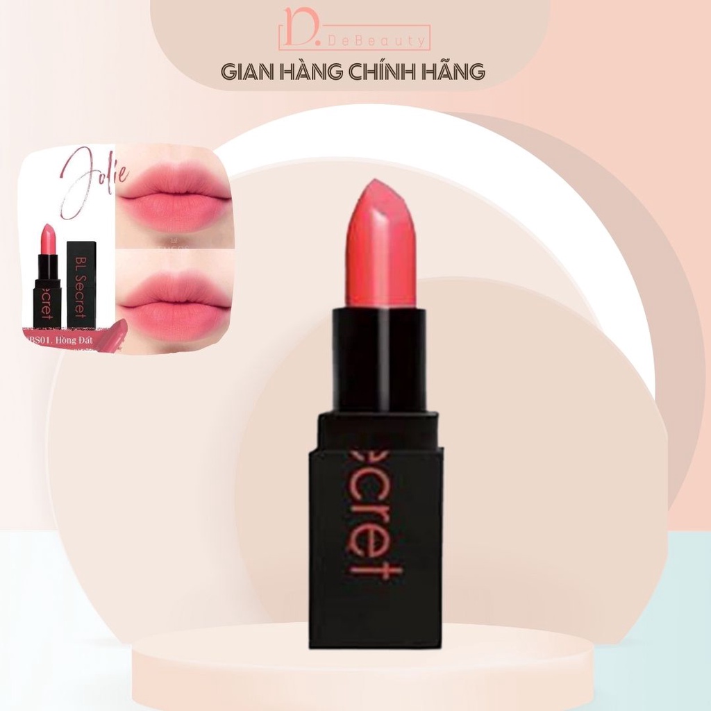 Son lì mềm mịn Jolie số 2 BL Secret Hàn Quốc