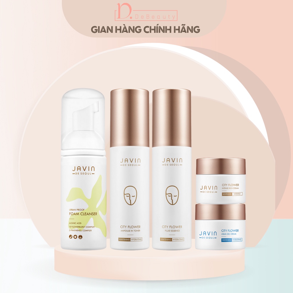Bộ dưỡng da mini 5 sản phẩm Javin De Seoul Hàn Quốc