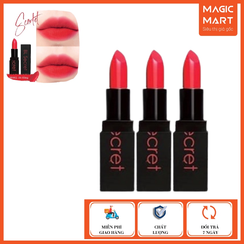 Son lì mềm mịn Bella số 1 thương hiệu BL Secret Hàn Quốc