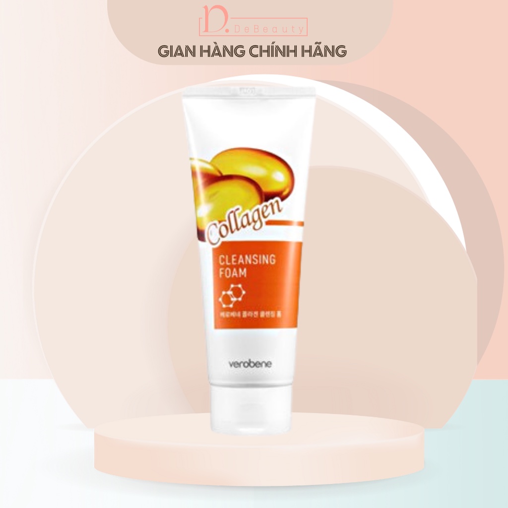 Sữa rửa mặt Collagen Verobene - Hàn Quốc