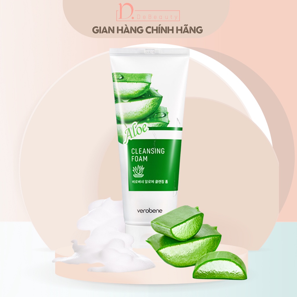 Sữa rửa mặt nha đam Verobene - Hàn Quốc