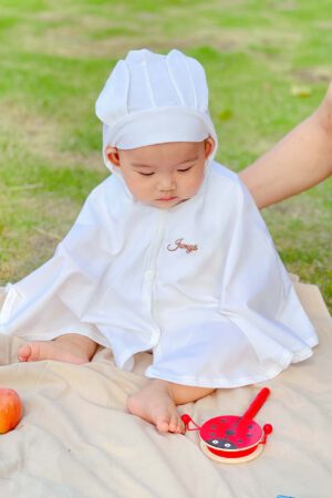 Áo choàng Jumy – Màu Trắng