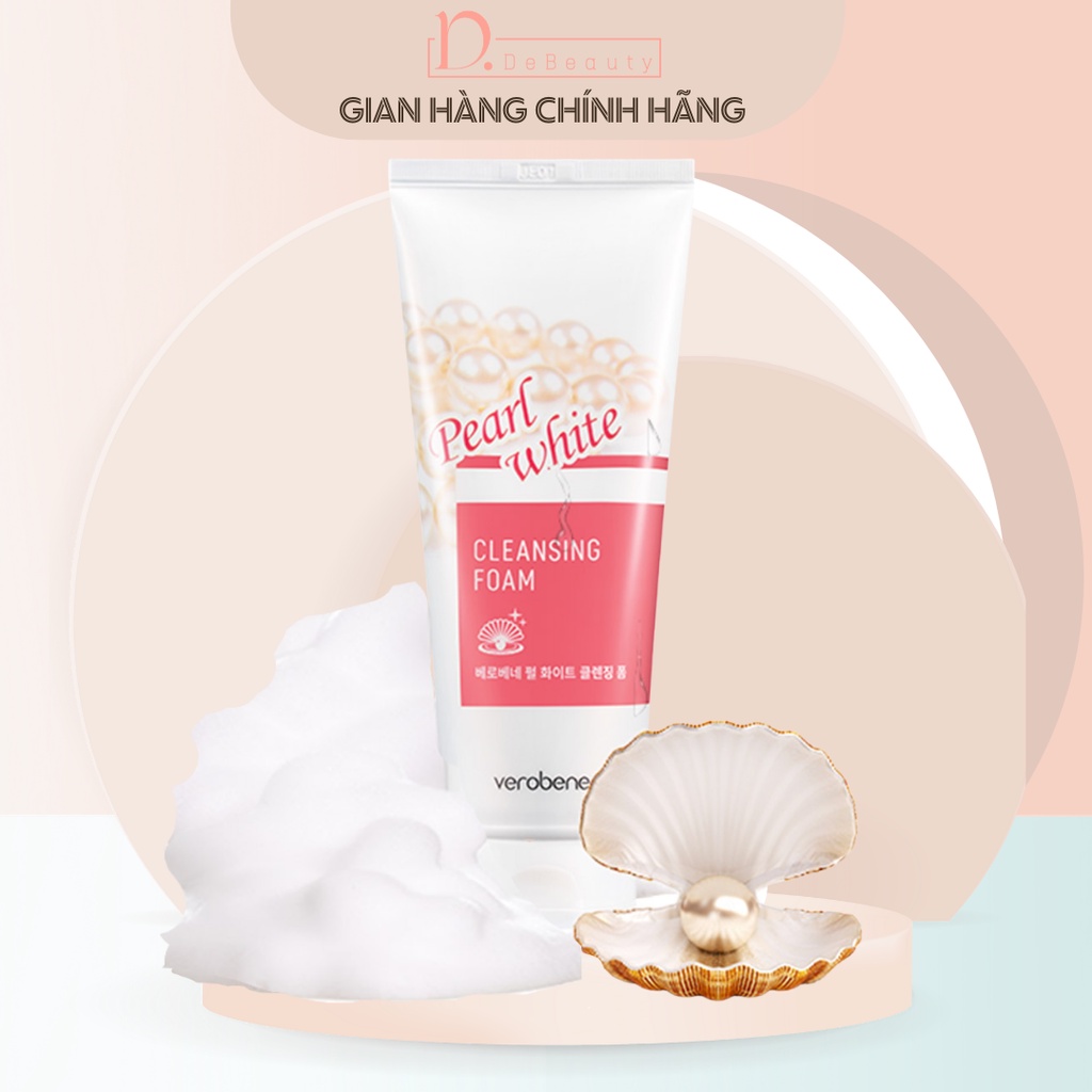 Sữa rửa mặt ngọc trai Verobene - Hàn Quốc