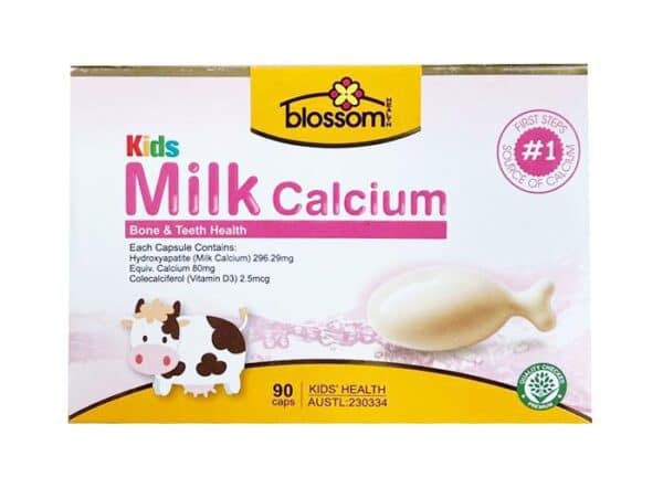 Viên sữa canxi Blossom Milk Calcium của Úc cho trẻ sơ sinh