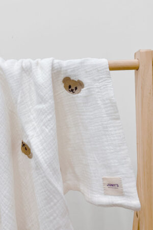 Bộ chăn gối cho bé – Mẫu Bear không chần bông