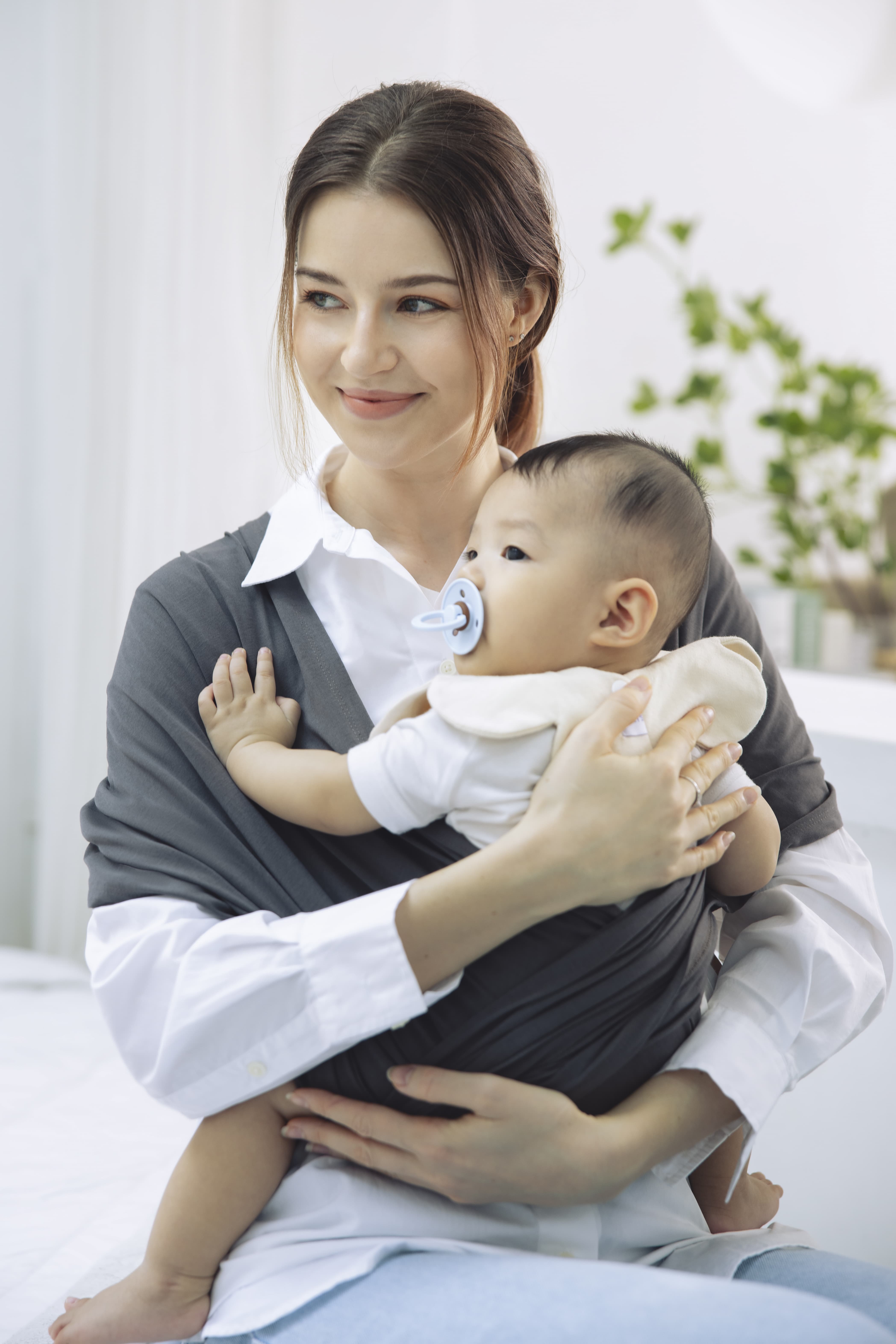 Địu vải Jumy – Maroon