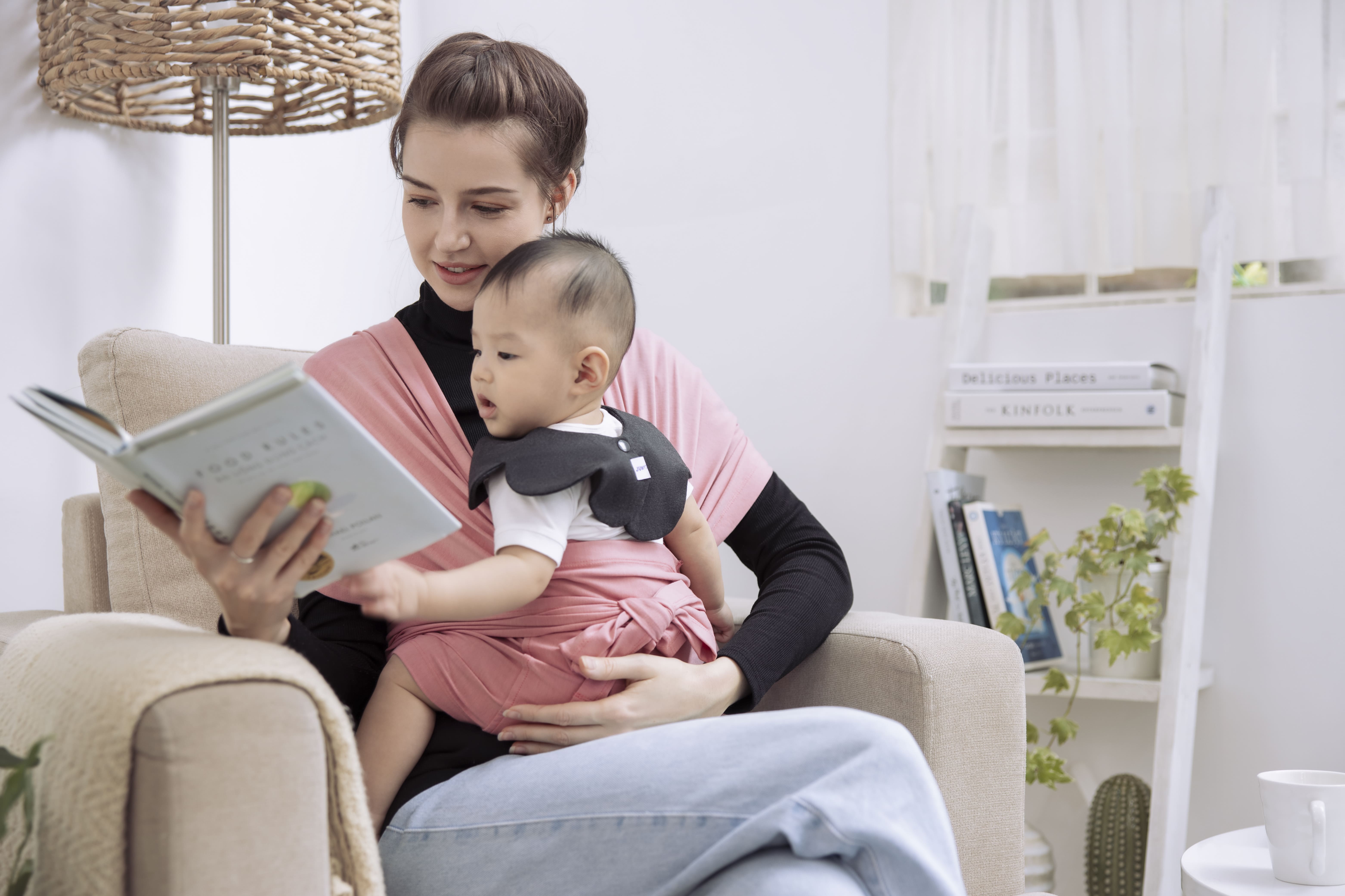 Địu vải Jumy – Hồng