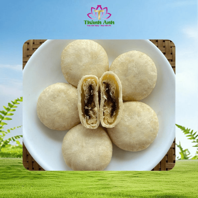 [MUA 1 TẶNG 1] Bánh Xếp Nhân Thanh Mai Vỏ Mềm Bánh Ăn Vặt Ngọt Nhẹ Thơm Ngon 130g - Bánh Ngon Thành Anh