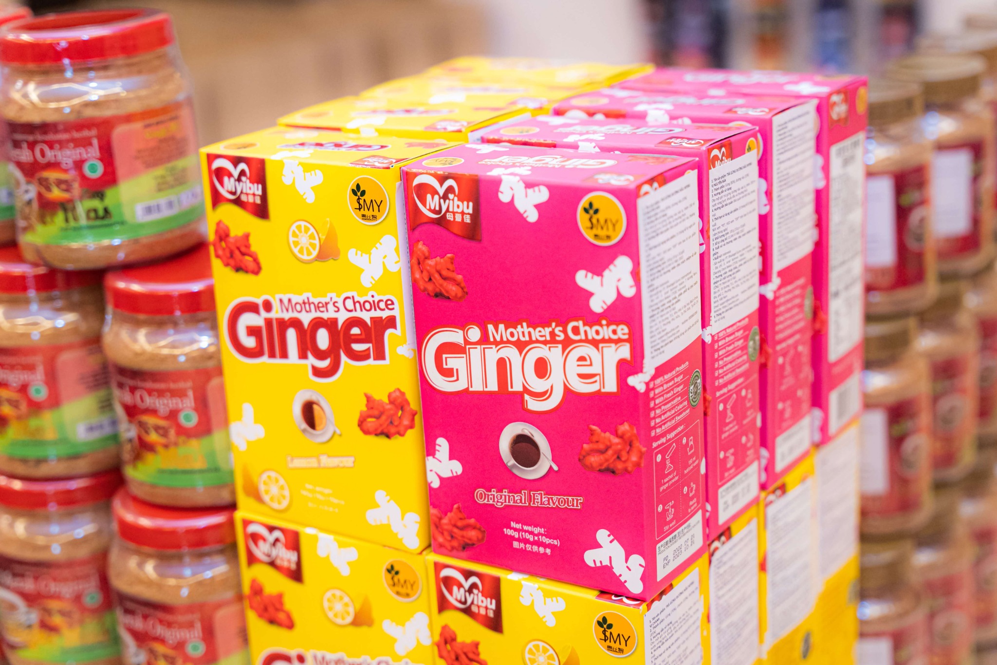 Trà Gừng đỏ đường nâu MYIBU vị nguyên bản