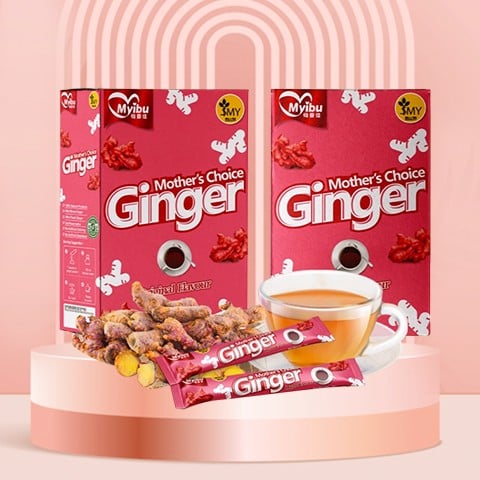 Trà Gừng đỏ đường nâu MYIBU vị nguyên bản