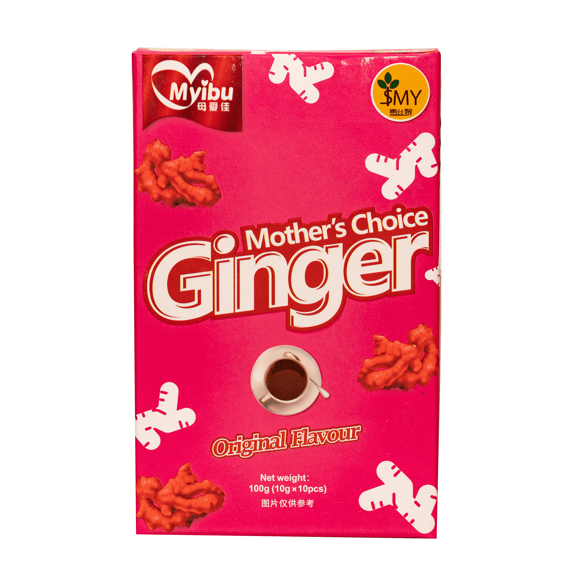 Trà Gừng đỏ đường nâu MYIBU vị nguyên bản