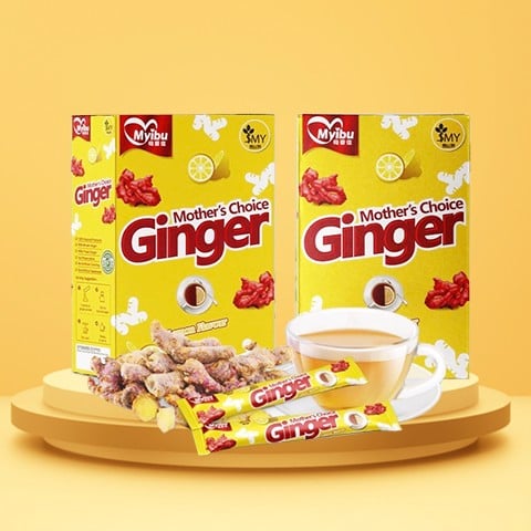 Trà Gừng đỏ đường nâu MYIBU vị chanh