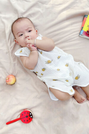 Túi ngủ cho bé Jumy’s – Họa tiết chanh vàng