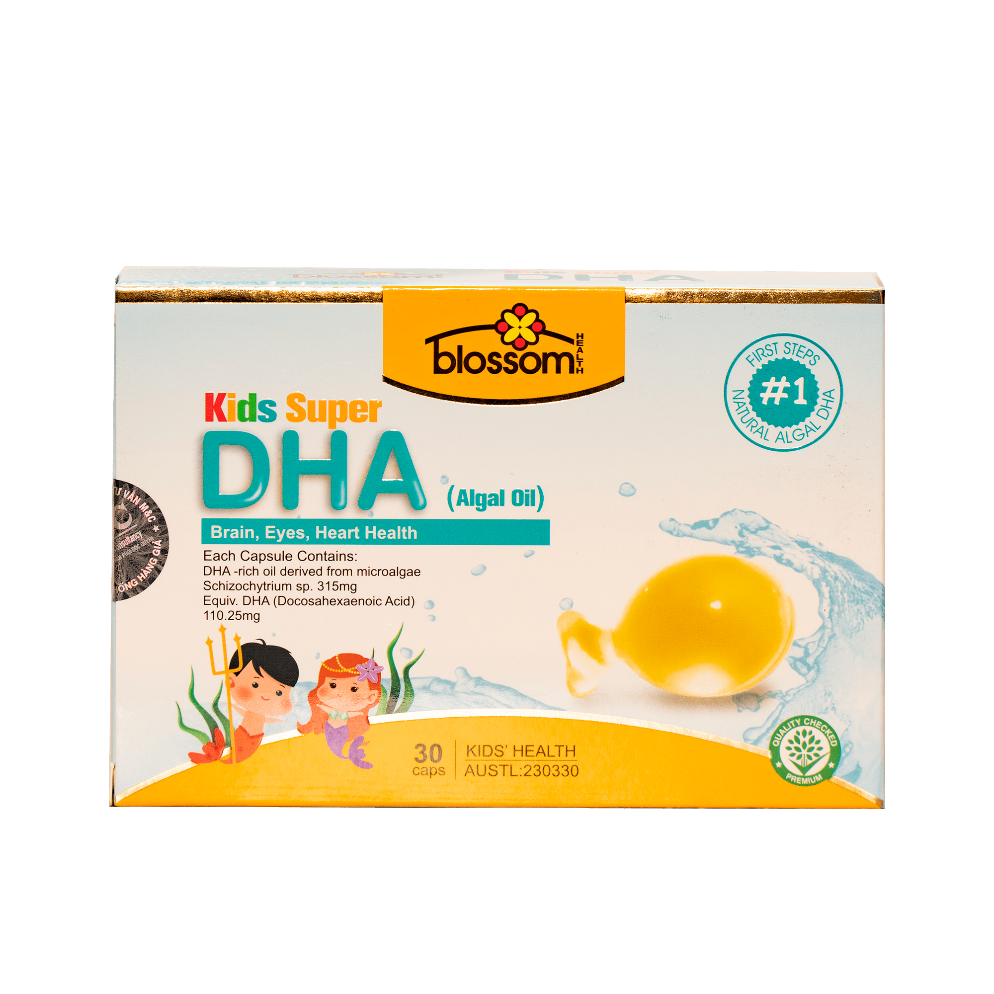 Viên uống DHA thượng hạng cho trẻ em (Hộp 30 viên)