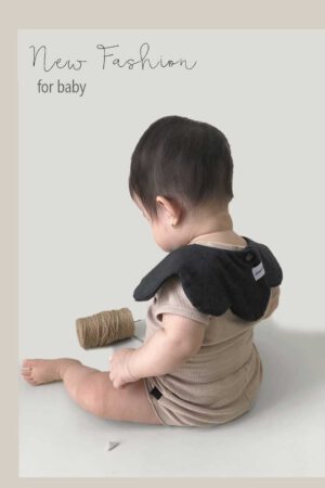 Yếm cho bé – Yếm Jumy đen