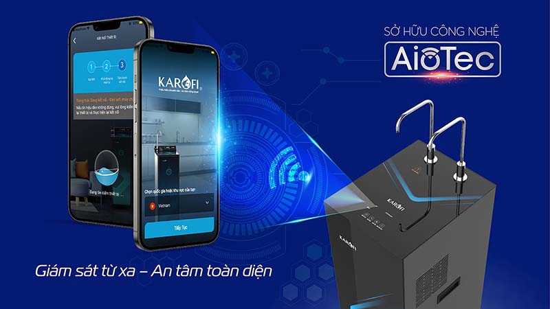 Công nghệ AioTec thông minh - Giám sát độ sạch của nước từ xa, an tâm toàn diện