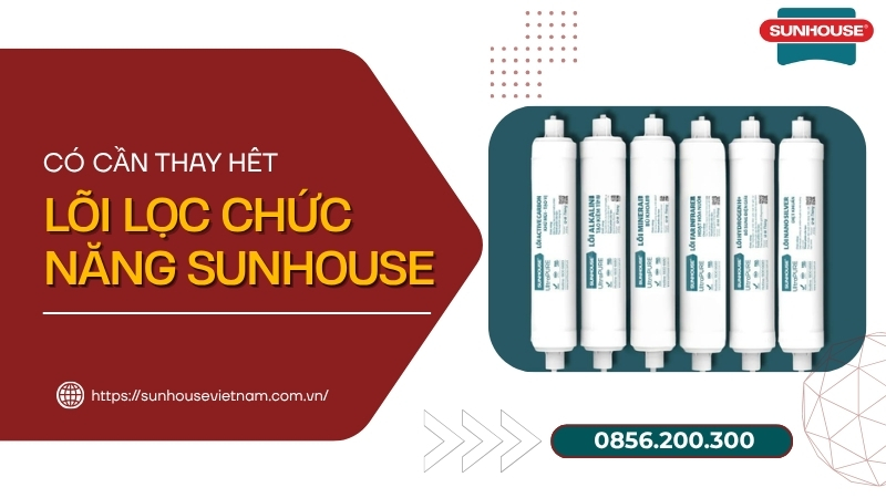 Lõi chức năng Sunhouse có cần thay không