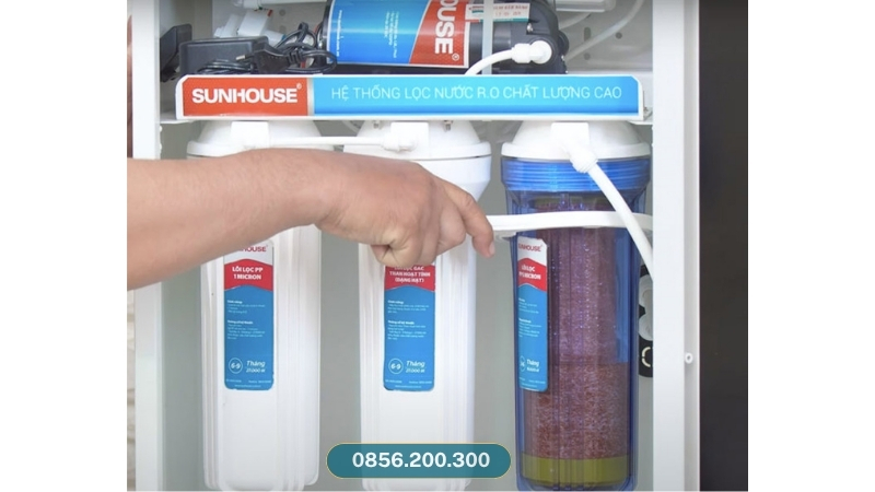 Lõi lọc thô bám bẩn ảnh hưởng màng RO