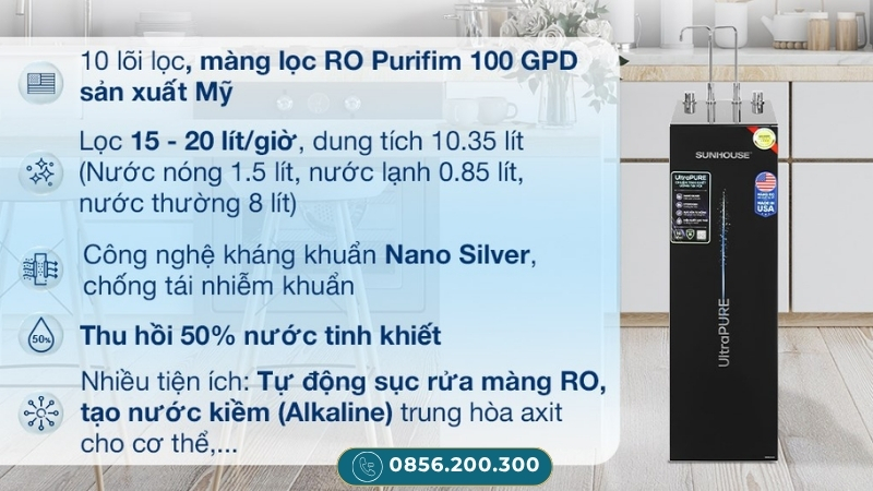 Máy lọc nước Sunhouse SHA76210KL