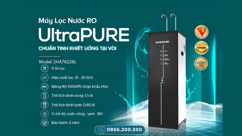 Máy lọc nước Sunhouse SHA76226L