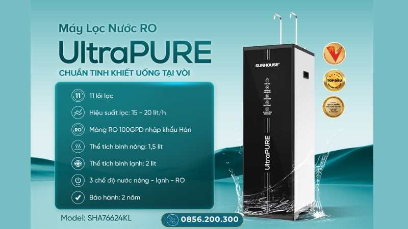 Máy lọc nước Sunhouse SHA76624KL
