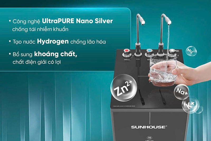 Công nghệ UltraPURE và Nano Silver chống tái nhiễm khuẩn độc quyền