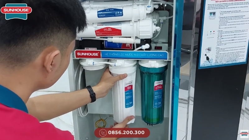 Cách kiểm tra máy lọc nước sau khi thay lõi lọc thô
