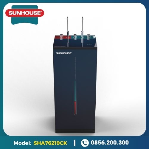 MÁY LỌC NƯỚC R.O NÓNG LẠNH 10 LÕI SUNHOUSE SHA76219CK