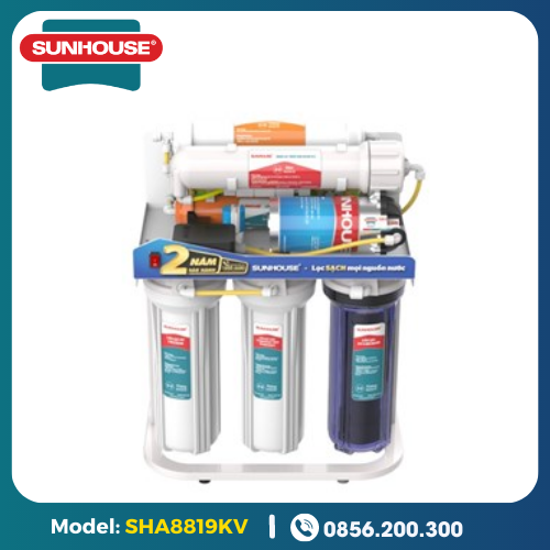 Máy Lọc Nước Không Vỏ Sunhouse 9 Lõi SHA8819KV (Lắp Tủ Bếp)