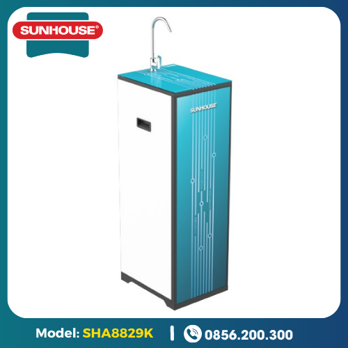Máy Lọc Nước Tủ Đứng Hydrogen Sunhouse 9 Lõi SHA8829K