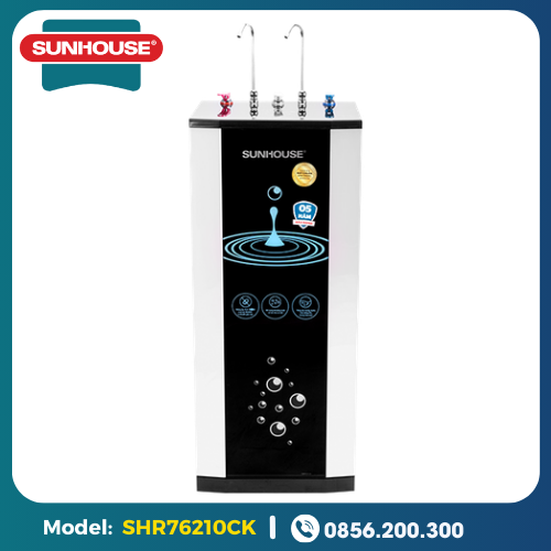 Máy Lọc Nước 3 Chế Độ Nóng - Lạnh - Thường Sunhouse 10 Lõi SHR76210CK