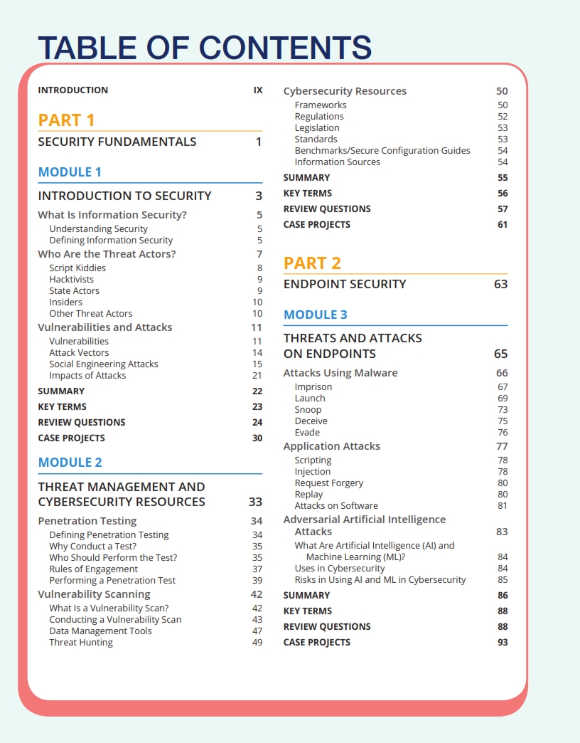 CompTIA Security+ Guide to Network Security Fundamentals 7th Edition