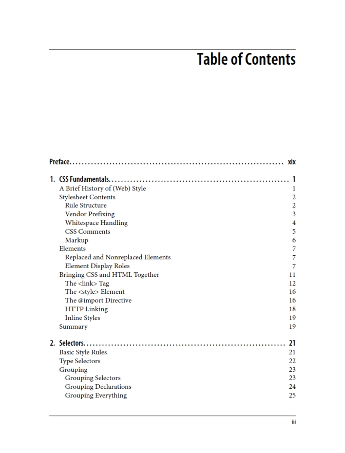Css Definitive Guide CSS The Definitive Guide 5th Edition
