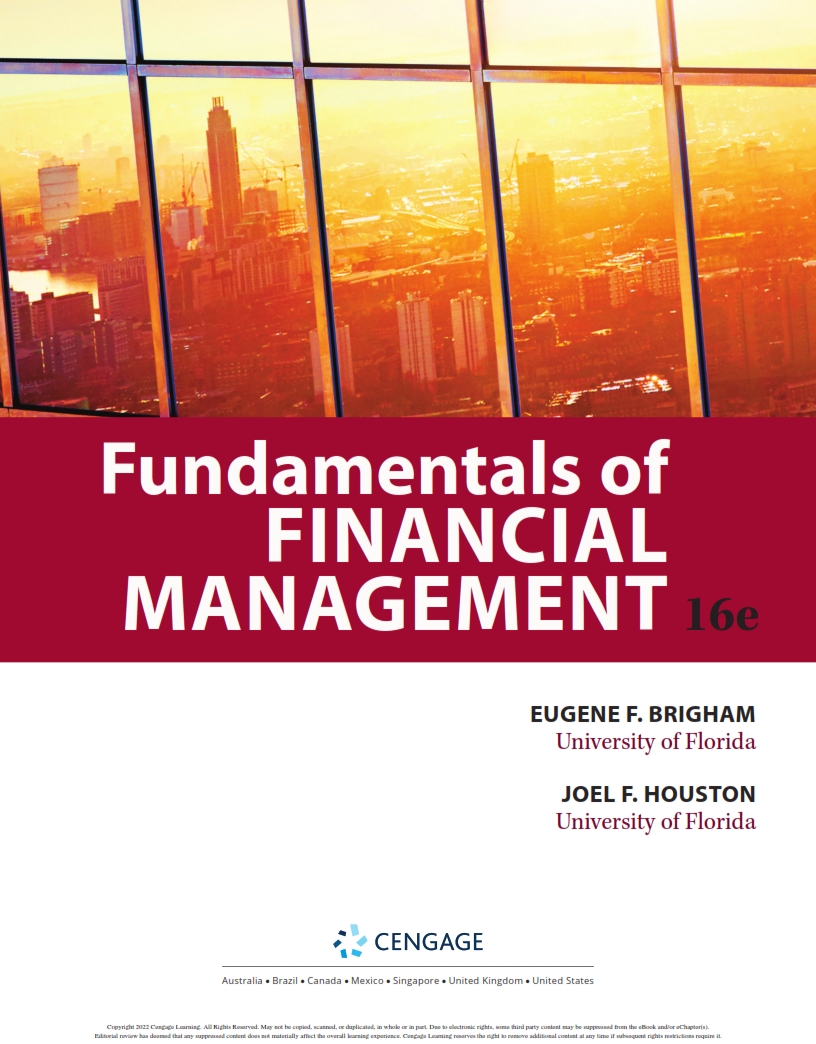 Fundamentals of Financial Management 16th Edition