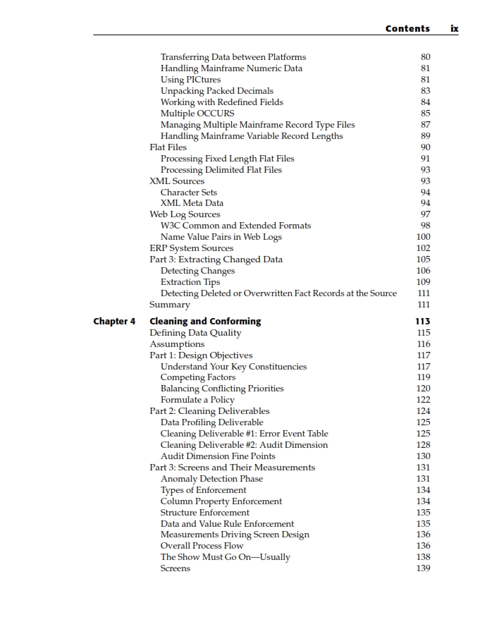 The Data Warehouse ETL Toolkit