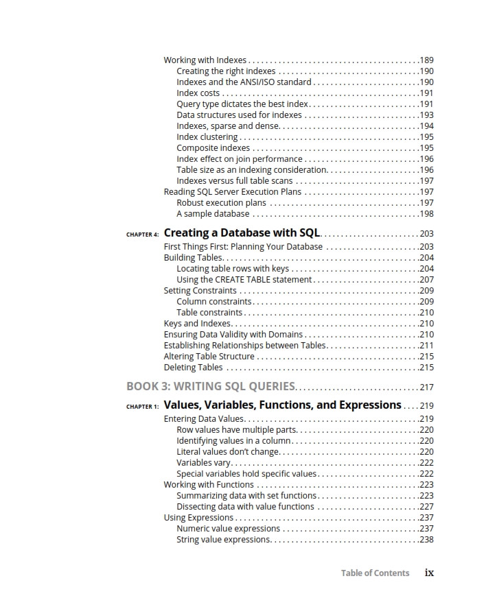 SQL All-in-One For Dummies 4th Edition
