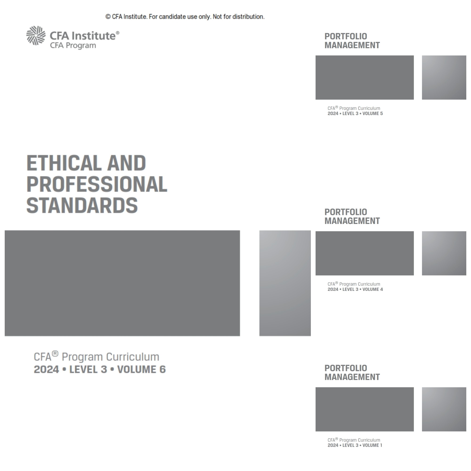 2024 CFA Program Curriculum Level III Box Set