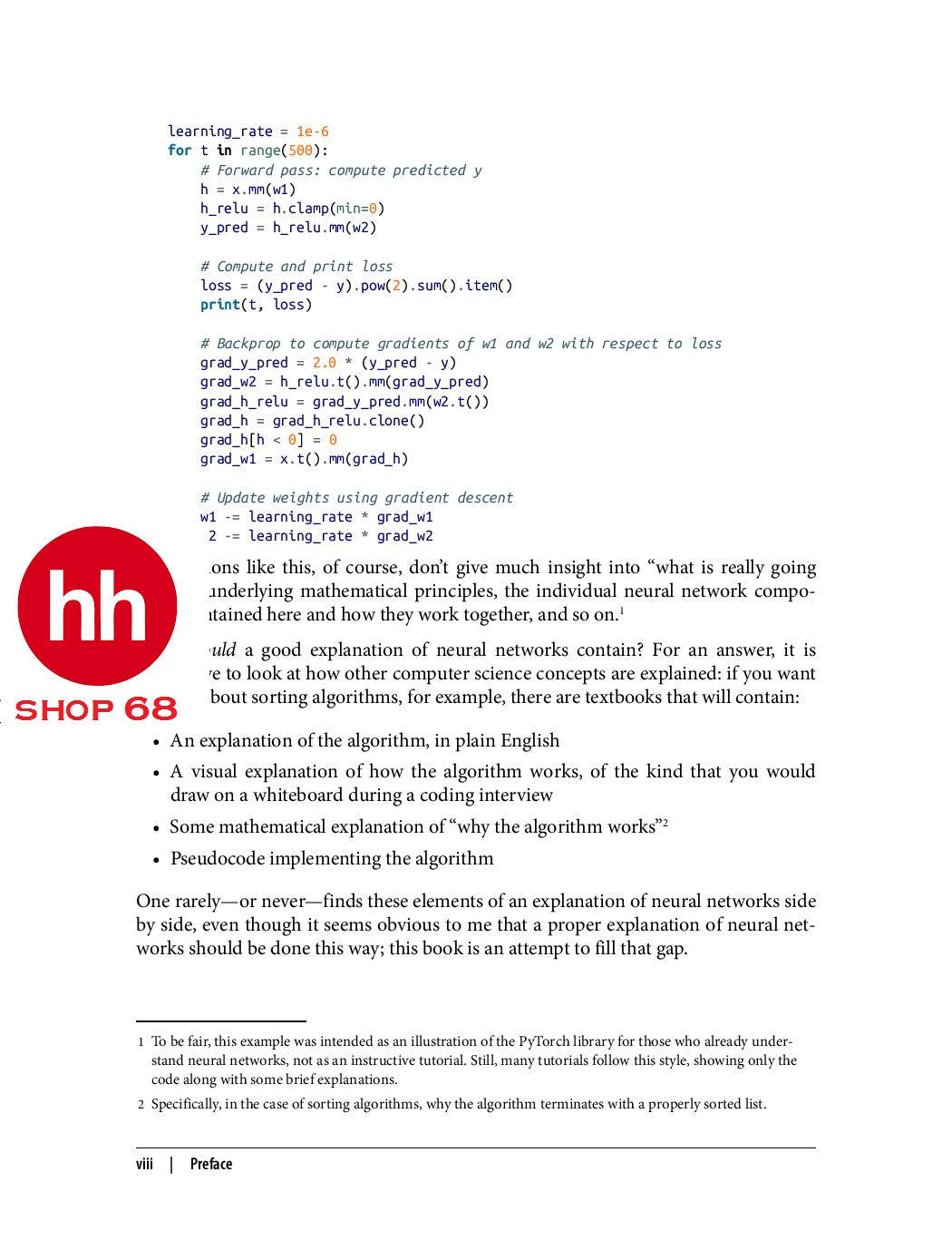 Deep Learning from Scratch: Building with Python from First Principles
