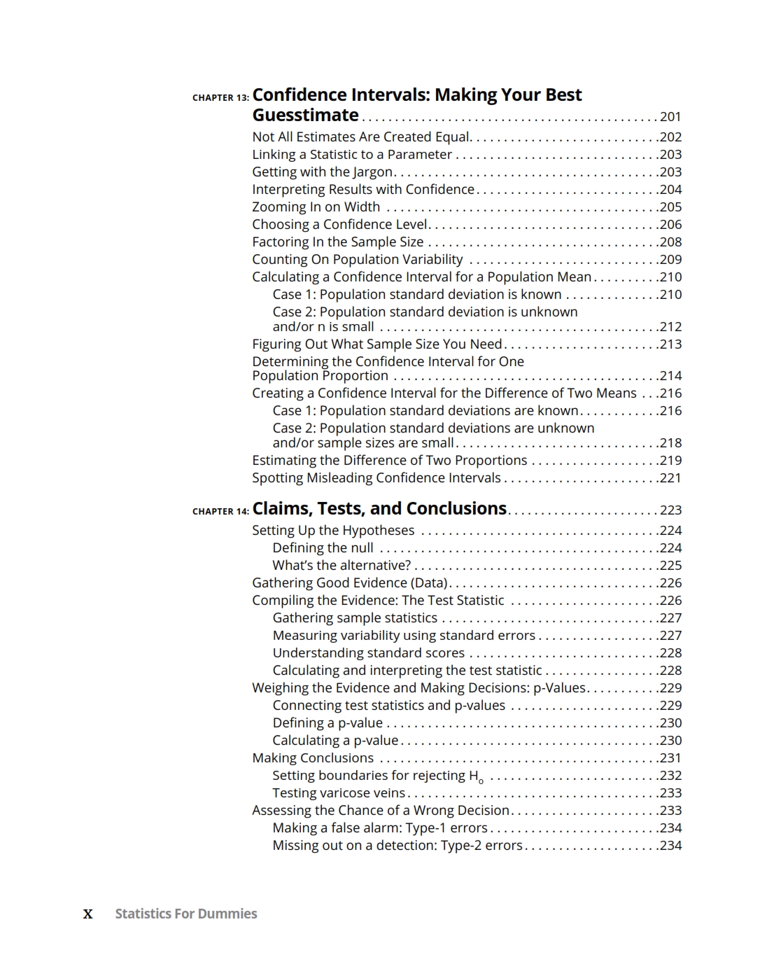 Statistics For Dummies 2nd Edition