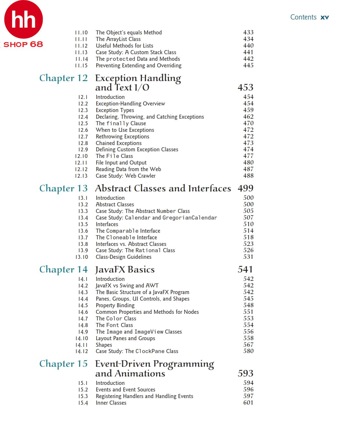 Introduction to Java Programming and Data Structures 12th Edition