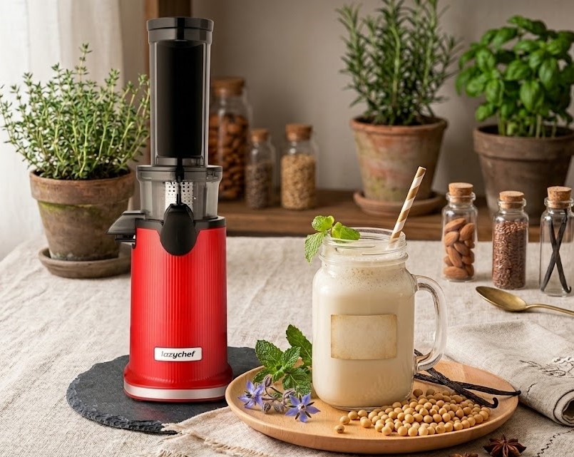 LÀM SỮA ĐẬU NÀNH BẰNG MÁY ÉP CHẬM: CÔNG THỨC CHUẨN TỶ LỆ VÀNG