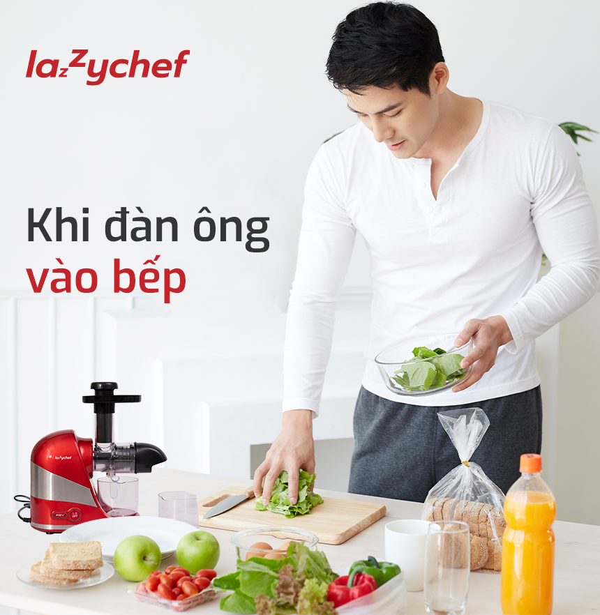 Khi người lười cũng có thể trở thành Barista với máy ép chậm LazyChef!