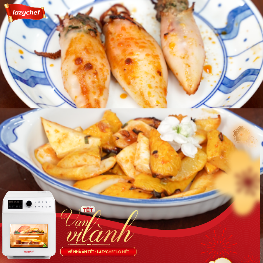 Học Chef Phước Thành Nấu Mâm Cơm Miền Trung 30 Phút Với Nồi Chiên Hơi Nước Lazychef