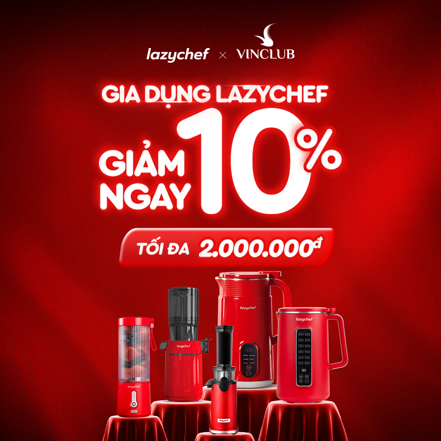Hướng dẫn săn voucher giảm giá Lazychef trên app Vinclub