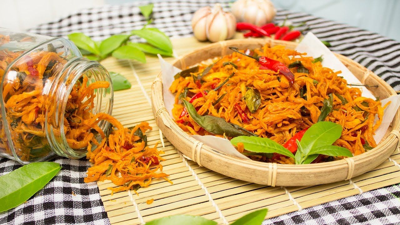Làm khô gà bằng nồi chiên hơi nước: Công thức lá chanh chuẩn vị