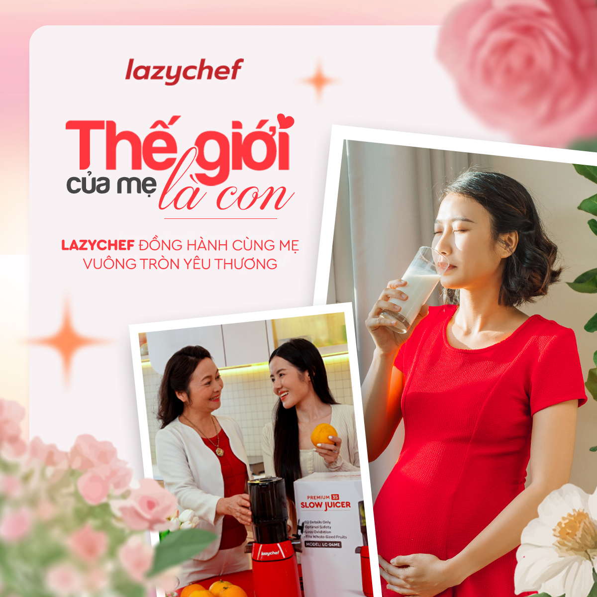 Ngày của Mẹ – Gửi trọn yêu thương cùng Lazychef gia dụng đa năng