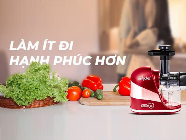 Top 3 điều tuyệt vời mà máy ép chậm LazyChef đem lại cho bạn