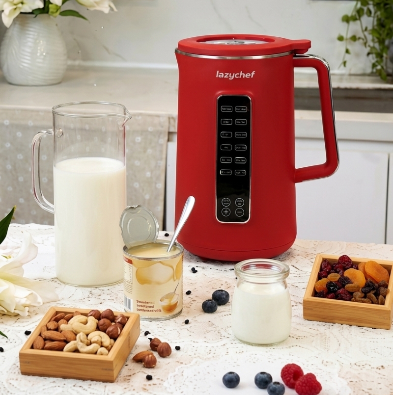 MÁY XAY NẤU ĐA NĂNG 12IN1 LAZYCHEF RA MẮT TÍNH NĂNG Ủ SỮA CHUA ĐỘC QUYỀN CHUẨN VỊ KHÔNG CẦN CANH NHIỆT
