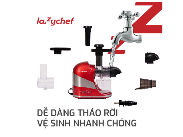 Đánh giá chi tiết sản phẩm máy ép chậm trục ngang LazyChef