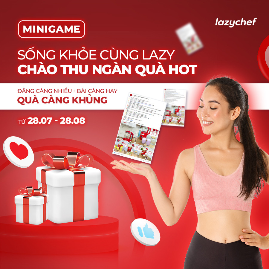 THÔNG BÁO MINIGAME “𝑺𝒐̂́𝒏𝒈 𝒌𝒉𝒐̉𝒆 𝒄𝒖̀𝒏𝒈 𝑳𝒂𝒛𝒚 - 𝑪𝒉𝒂̀𝒐 𝒕𝒉𝒖 𝒏𝒈𝒂̀𝒏 𝒒𝒖𝒂̀ 𝑯𝑶𝑻”